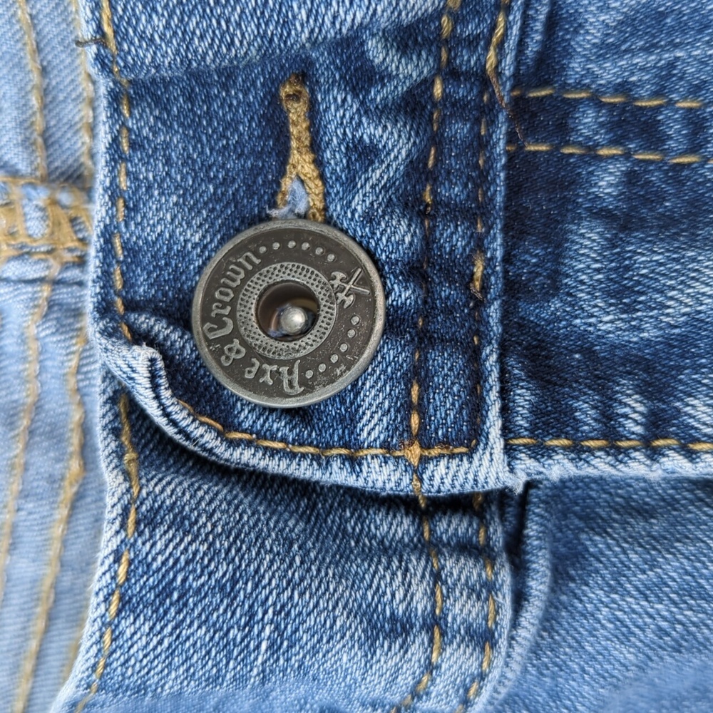 Axe & Crown Jeans Mens Slim Straight 36 x 32 - Picture 8 of 16